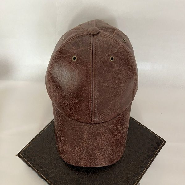 Cap Cuero Chocolate Percutido AR - Image 3