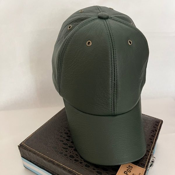 Cap Cuero Verde Liso AR