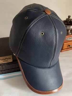 Cap Cuero Azul Combinado con Suela AR