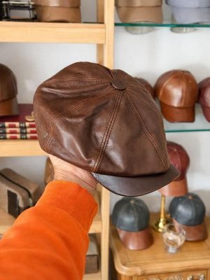 Boina Peaky Blinders Chocolate Lustrado